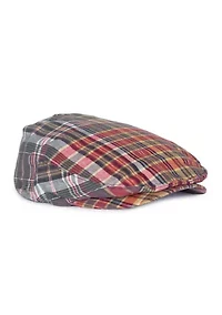 Plaid Flat Cap