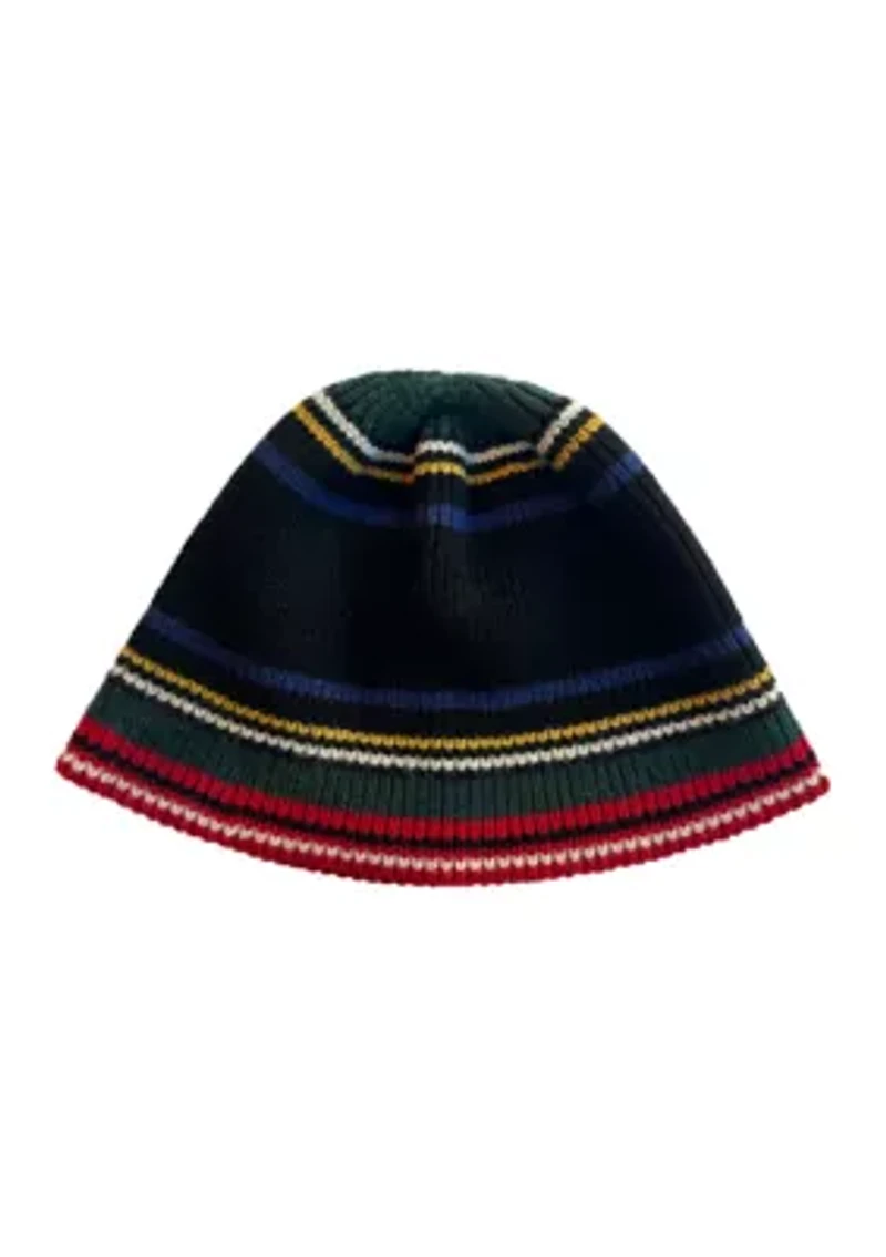 Tartan Stripe Bucket Hat 