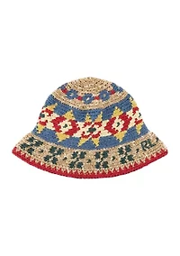 Fairisle Crochet Bucket Hat