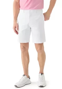 9" Flat Front Mechanical Stretch Shorts
