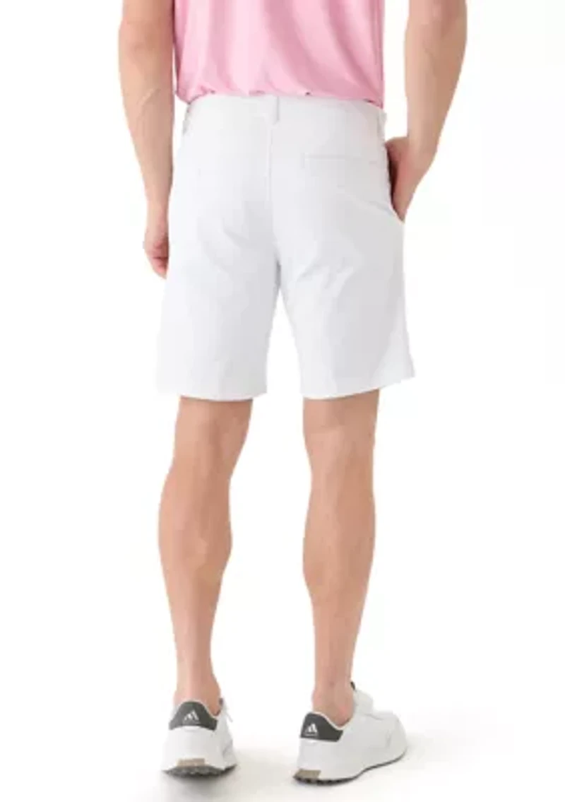 9" Flat Front Mechanical Stretch Shorts