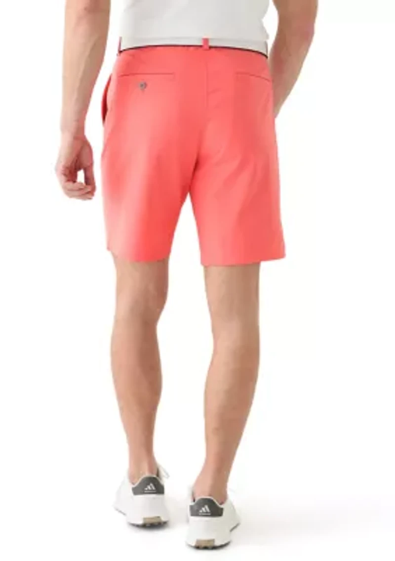 9" Flat Front Mechanical Stretch Shorts