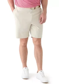 Big & Tall 9" Flat Front Active Stretch Shorts