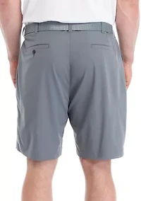 Big & Tall 9" Flat Front Active Stretch Shorts