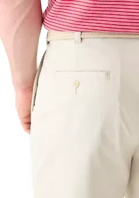 Big & Tall 9" Flat Front Active Stretch Shorts
