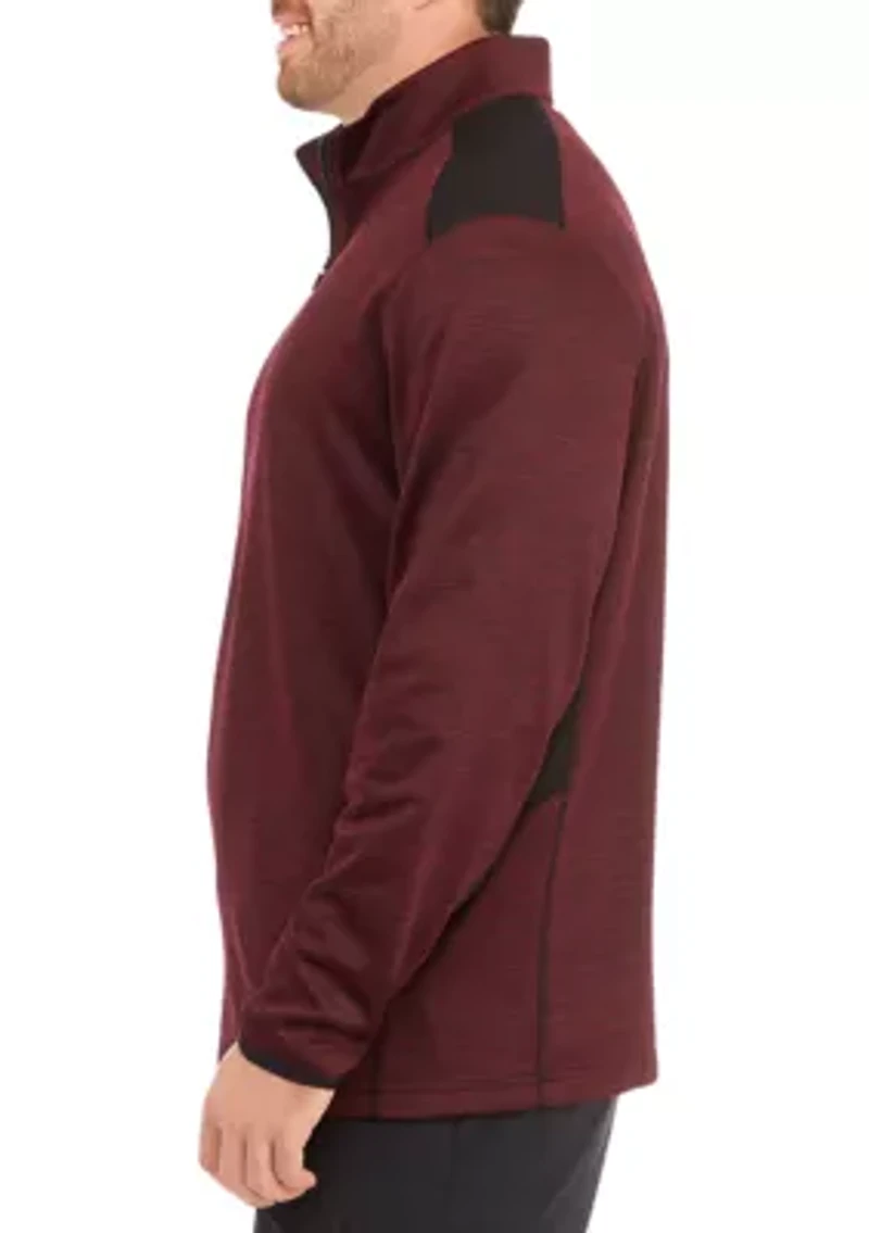 Big & Tall Fleece 1/4 Zip Pullover