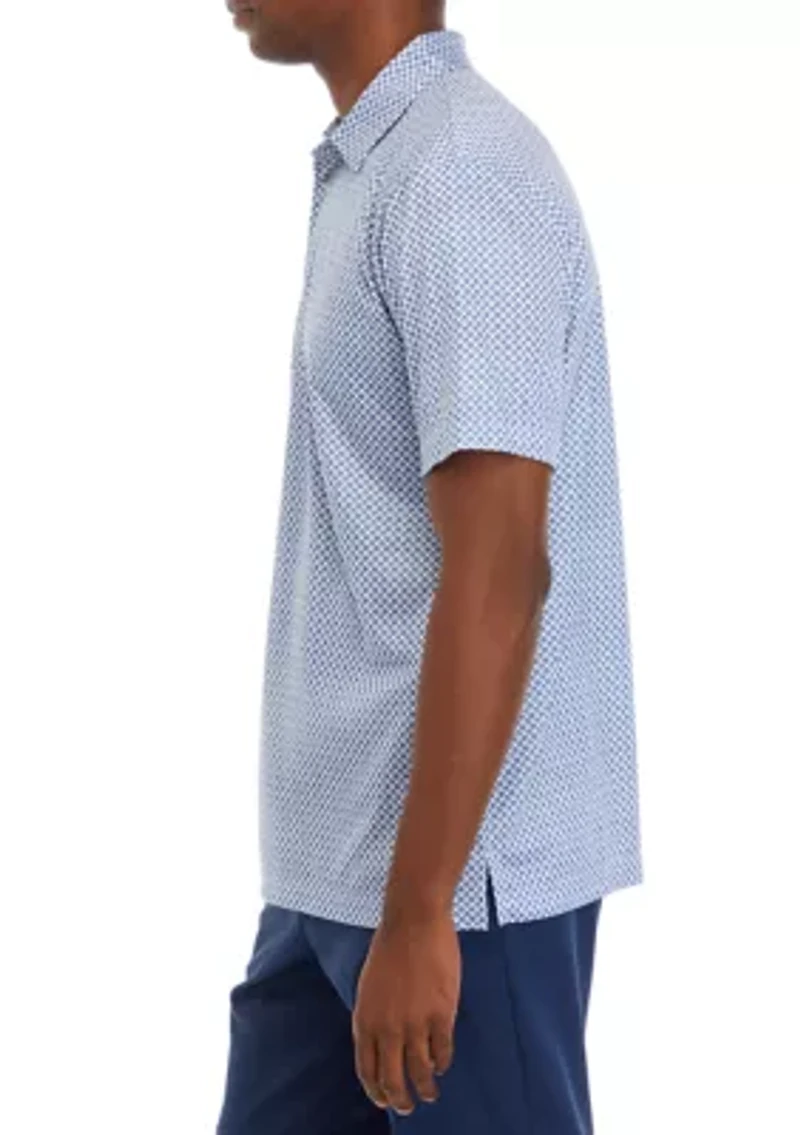 Geo Printed Polo Shirt