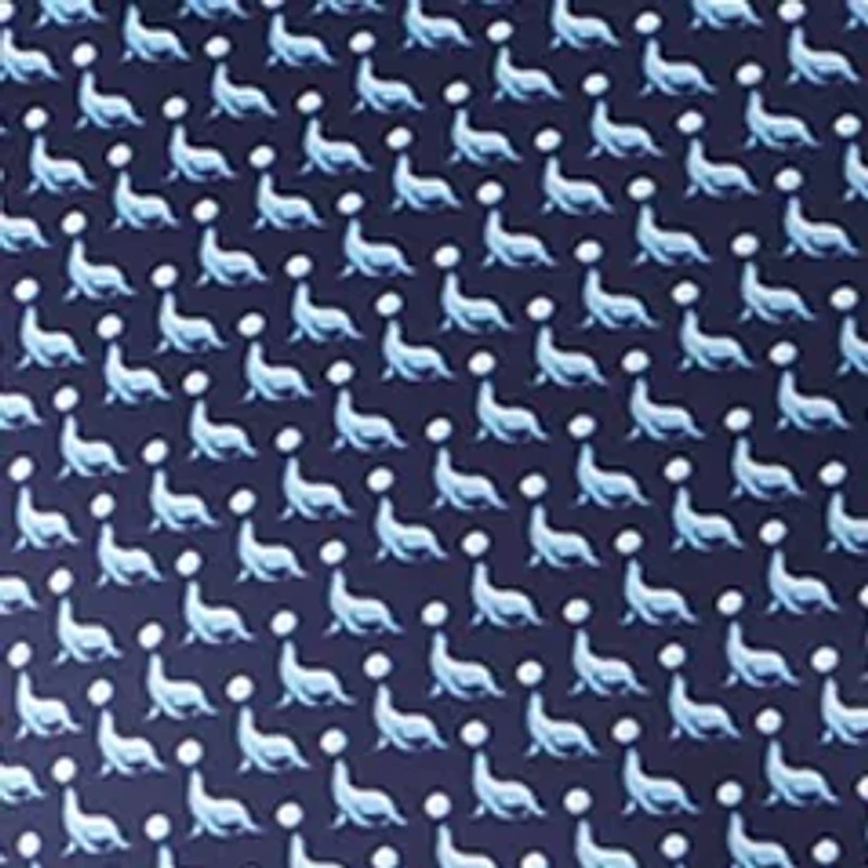 Big & Tall Circus Seal Printed Polo Shirt