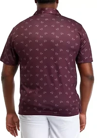 Big & Tall Printed Polo Shirt
