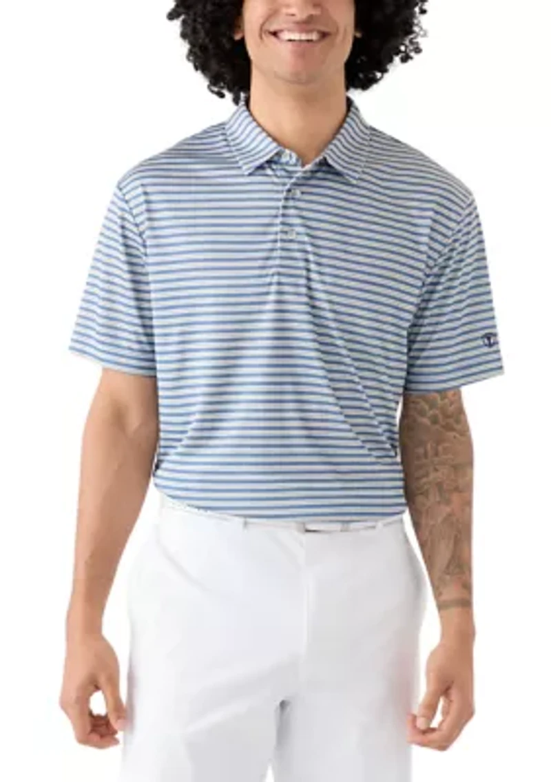 Men's Multicolored Stripe Polo Shirt
