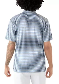 Men's Multicolored Stripe Polo Shirt