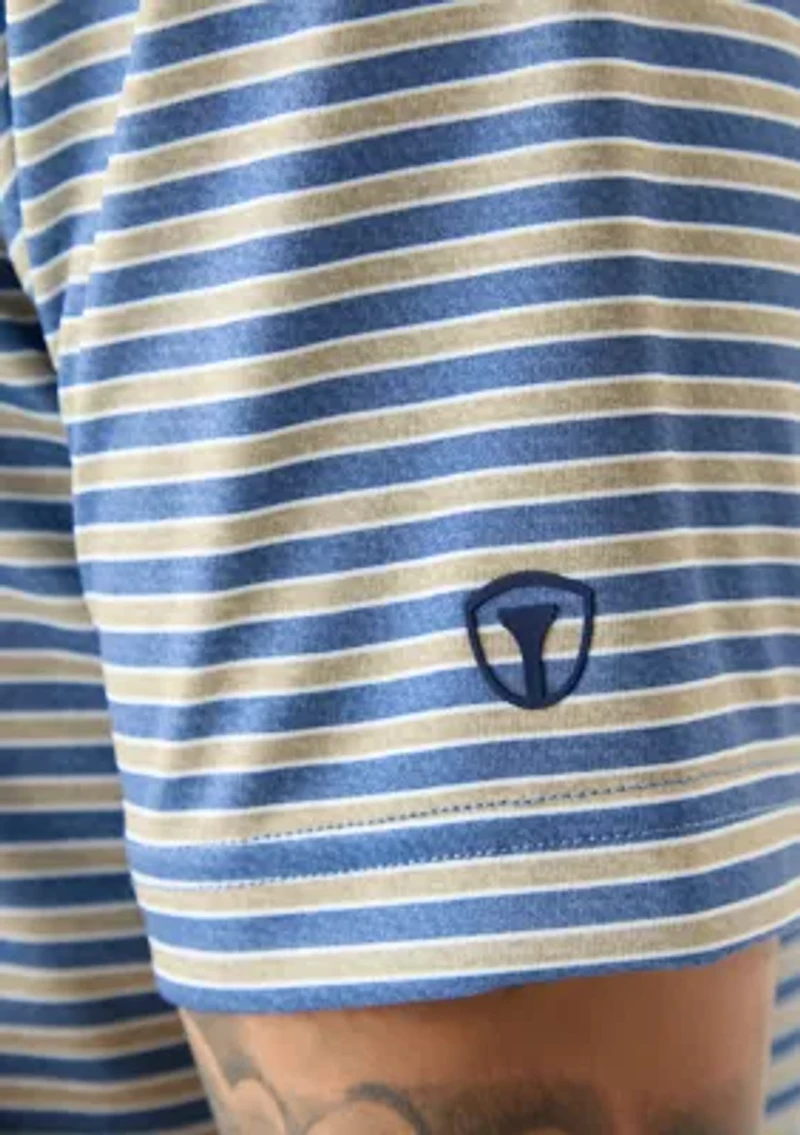 Men's Multicolored Stripe Polo Shirt