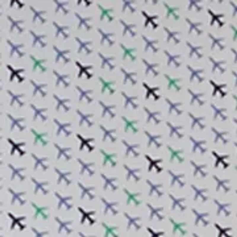Airplane Print Polo Shirt
