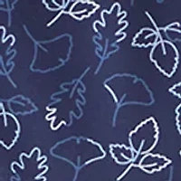 Fall Leaves Printed Polo Shirt