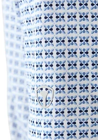 Men's Geometric Print Polo Shirt