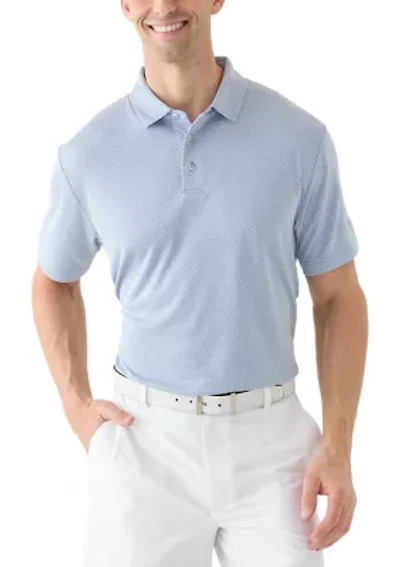 Men's Fall Jacquard Polo Shirt