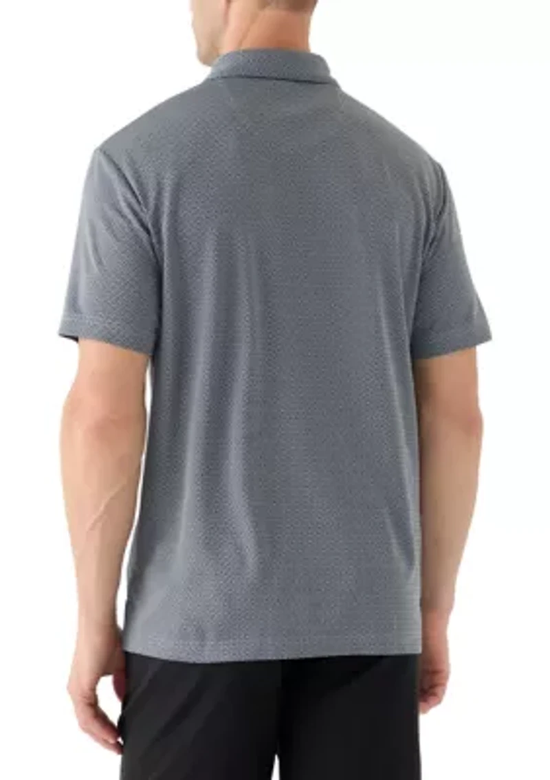 Men's Fall Jacquard Polo Shirt