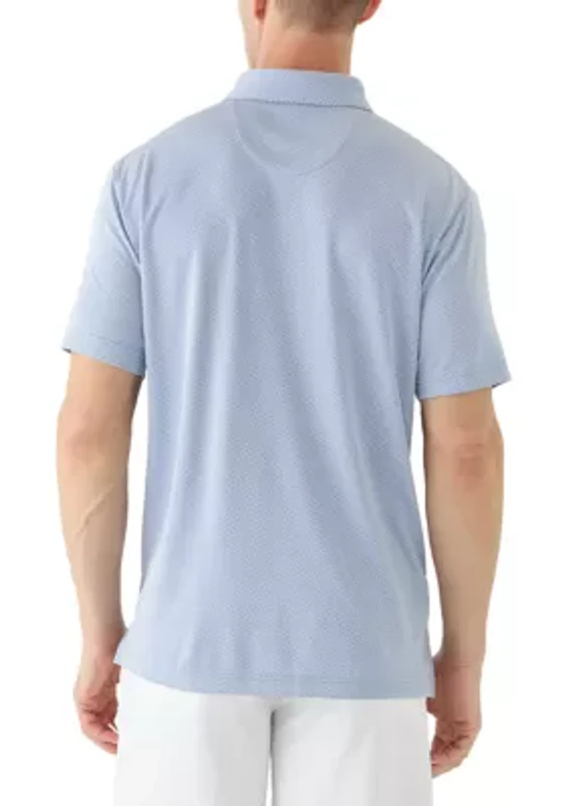 Men's Fall Jacquard Polo Shirt