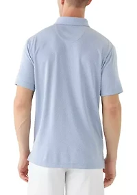 Men's Fall Jacquard Polo Shirt