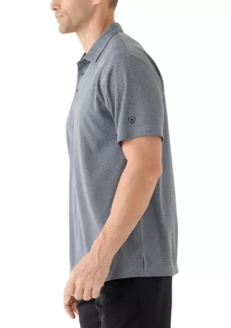 Men's Fall Jacquard Polo Shirt