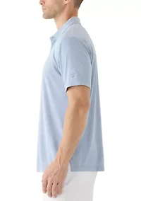 Men's Fall Jacquard Polo Shirt