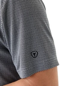 Men's Fall Jacquard Polo Shirt