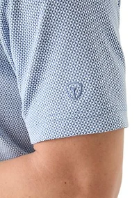 Men's Fall Jacquard Polo Shirt