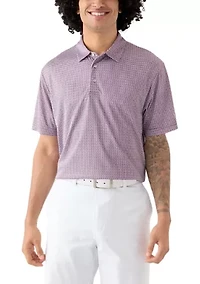 Men's Birdie Print Polo Shirt