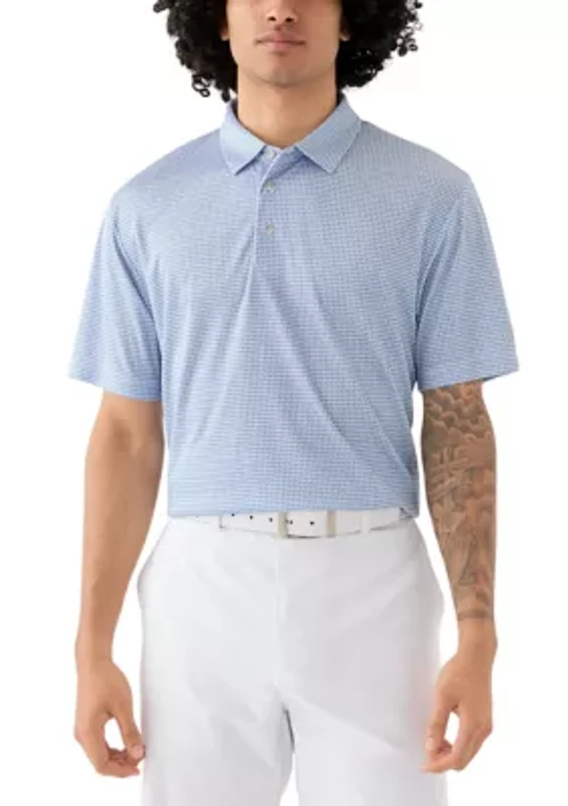 Men's Birdie Print Polo Shirt
