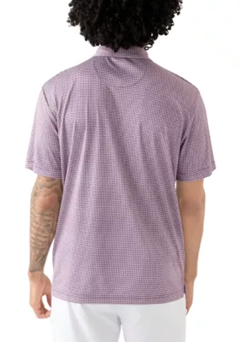 Men's Birdie Print Polo Shirt