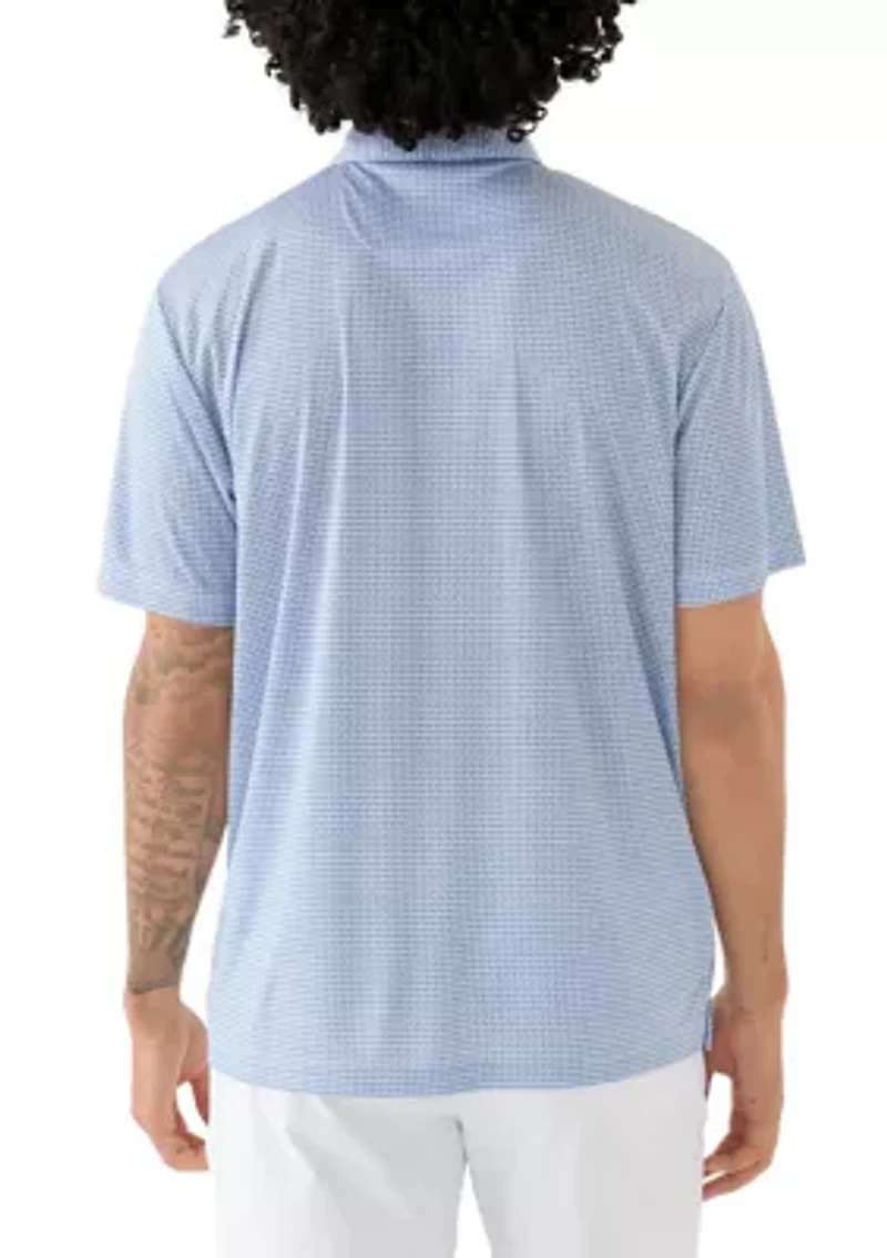 Men's Birdie Print Polo Shirt