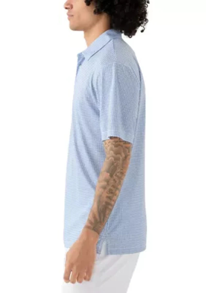 Men's Birdie Print Polo Shirt