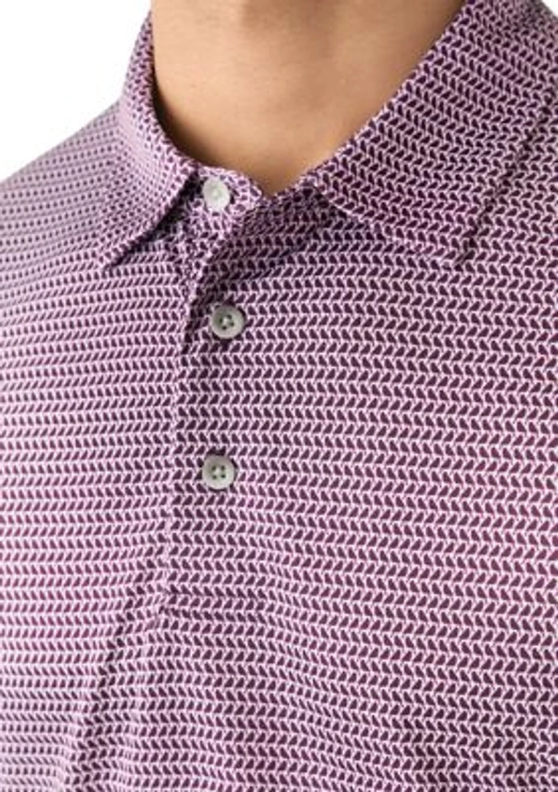 Men's Birdie Print Polo Shirt