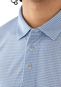 Men's Birdie Print Polo Shirt