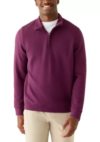 Men's Midweight Argyle 1/4 Zip Pullover