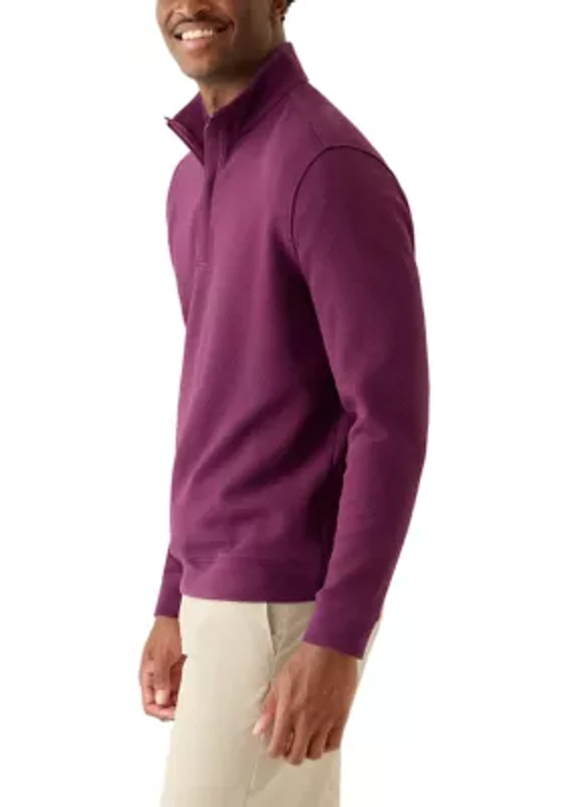 Men's Midweight Argyle 1/4 Zip Pullover