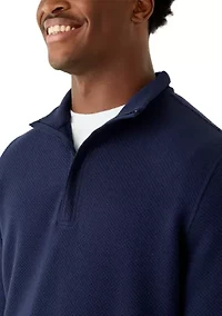 Men's Midweight Argyle 1/4 Zip Pullover