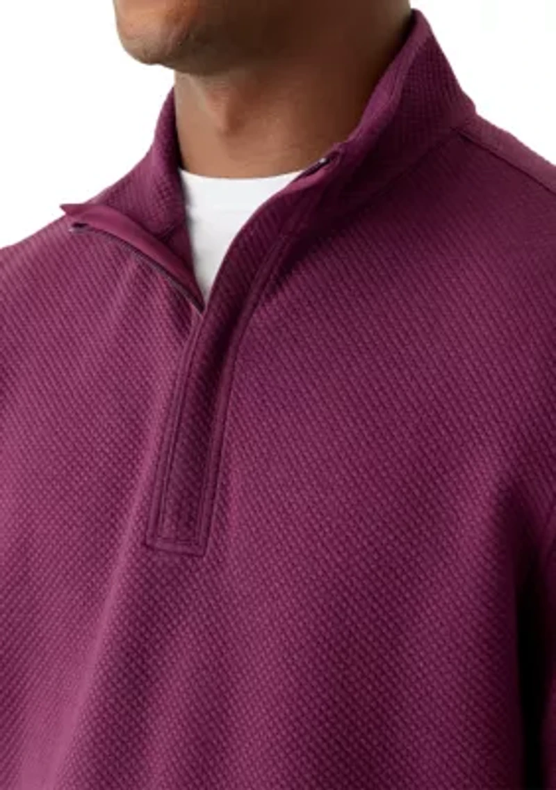 Men's Midweight Argyle 1/4 Zip Pullover