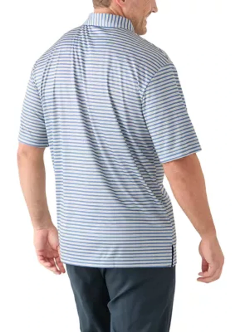 Big & Tall Multi Stripe Polo Shirt