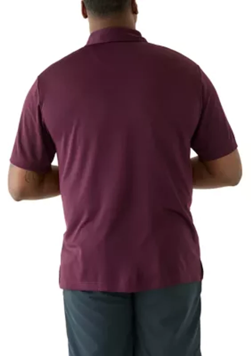 Big & Tall Jacquard Printed Polo Shirt