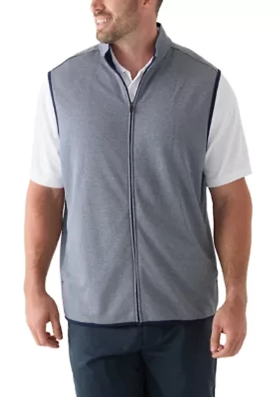 Big & Tall and Horizontal Heather Fleece Vest