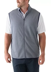 Big & Tall and Horizontal Heather Fleece Vest