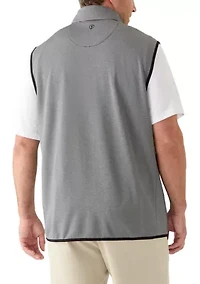 Big & Tall and Horizontal Heather Fleece Vest
