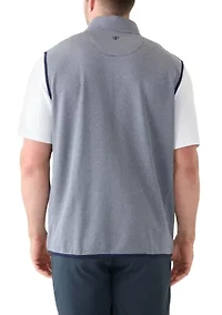 Big & Tall and Horizontal Heather Fleece Vest
