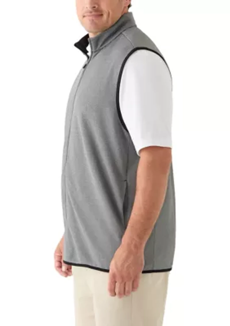 Big & Tall and Horizontal Heather Fleece Vest