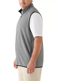 Big & Tall and Horizontal Heather Fleece Vest