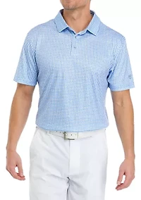 Men's Gingham Polo Shirt