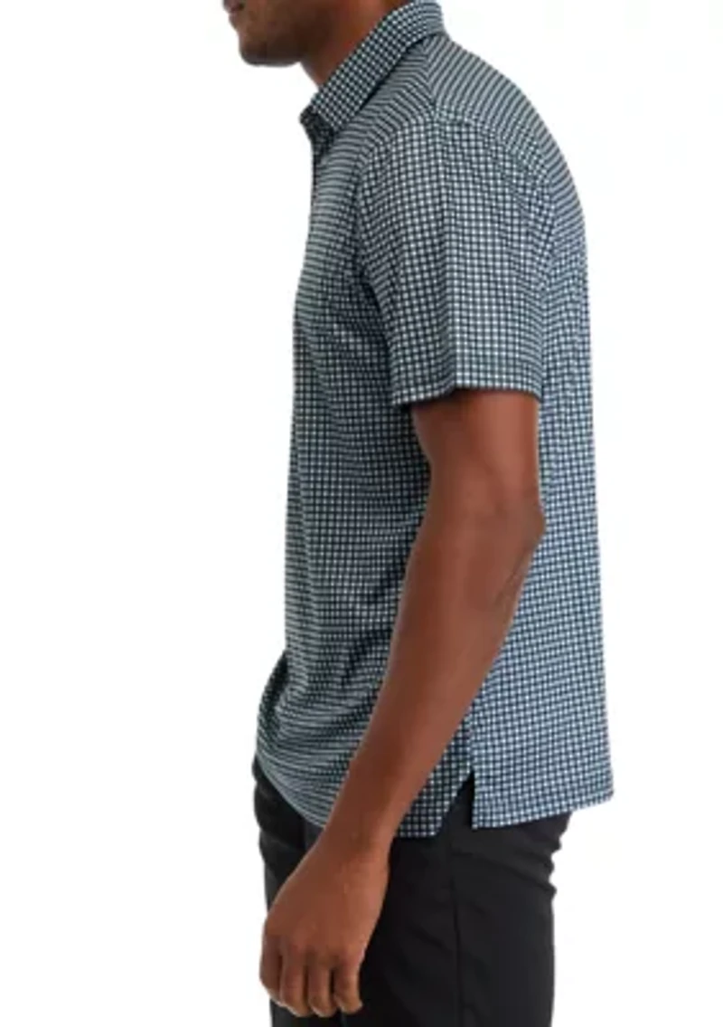 Men's Gingham Polo Shirt