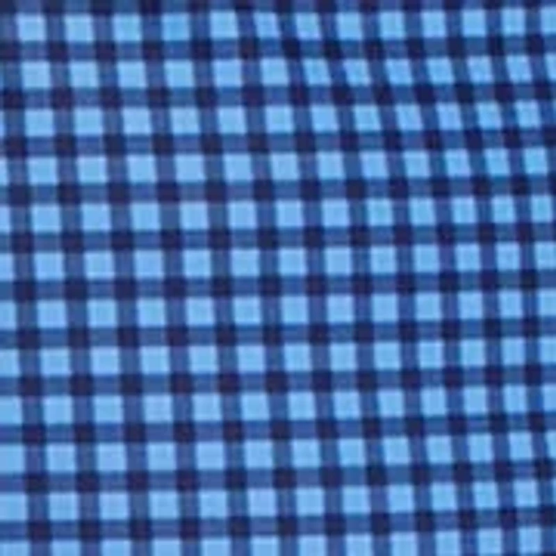 Big & Tall Short Sleeve Gingham Print Polo Shirt