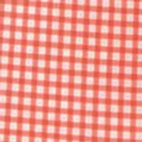 Big & Tall Short Sleeve Gingham Print Polo Shirt